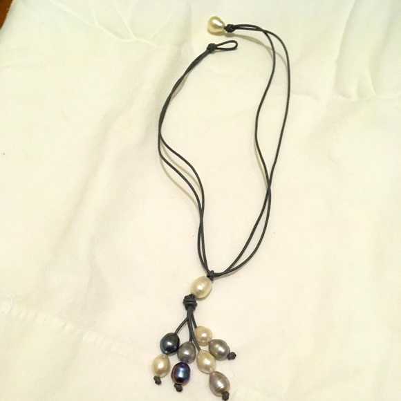 Freshwater Pearl Lariat Necklace - Picture 4 of 8